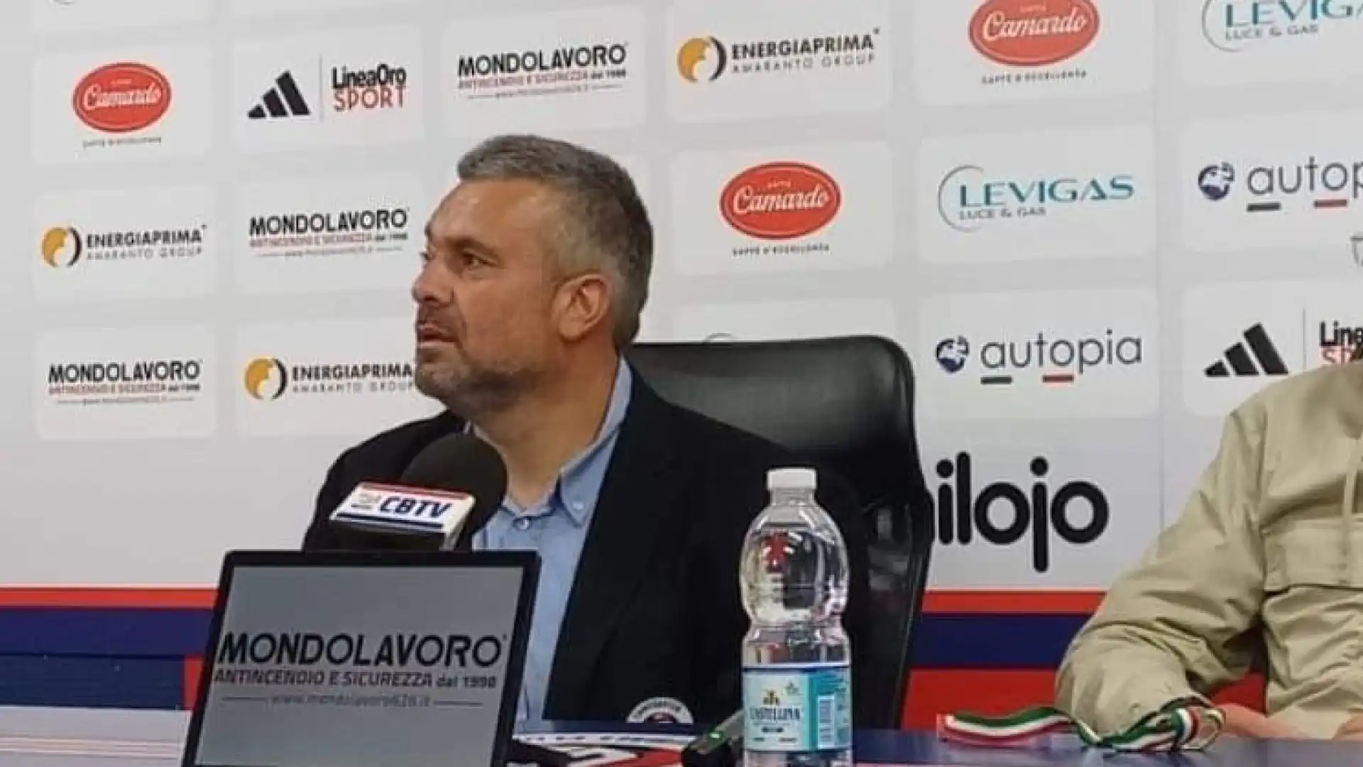 Il DG del Campobasso, Colalillo:"Girone B? Scelta che va rispettata, per la storia del club e per ragioni geografiche il girone C era la migliore collocazione"